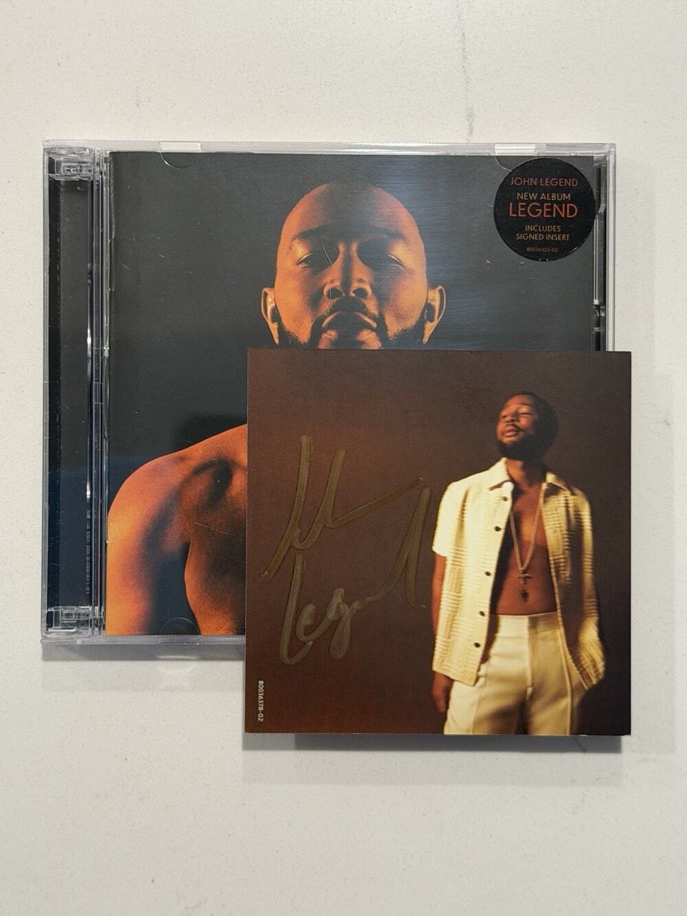 John Legend SIGNED autograph “Legend” Art card & CD #2